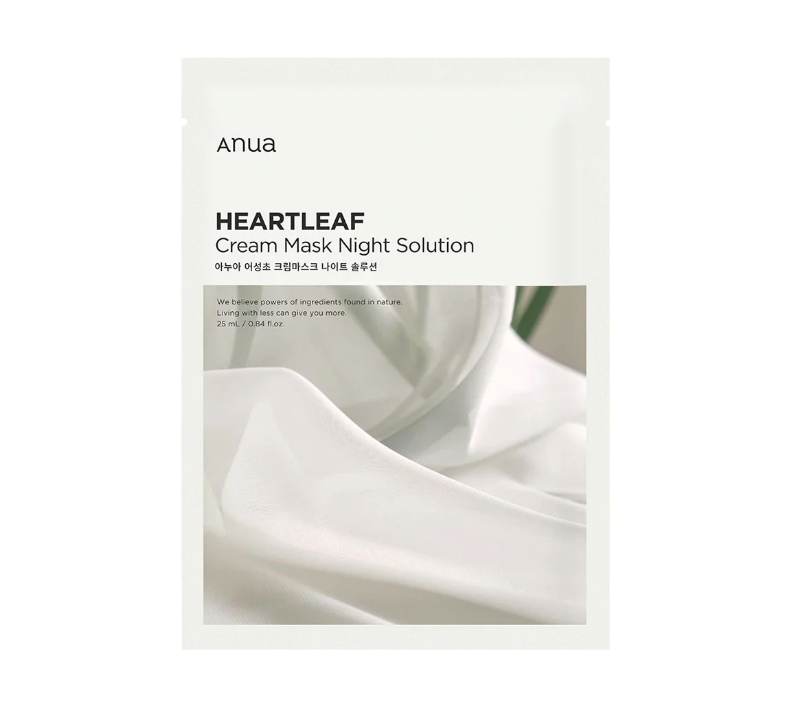 Anua - Heartleaf Cream Mask Night Solution Pack